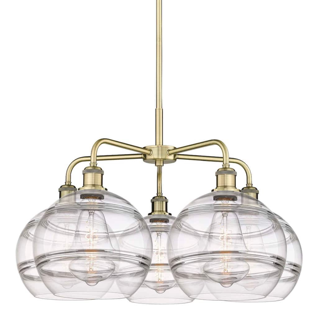 Innovations Lighting 516-5CR-18-28 Rochester Chandelier Rochester 5