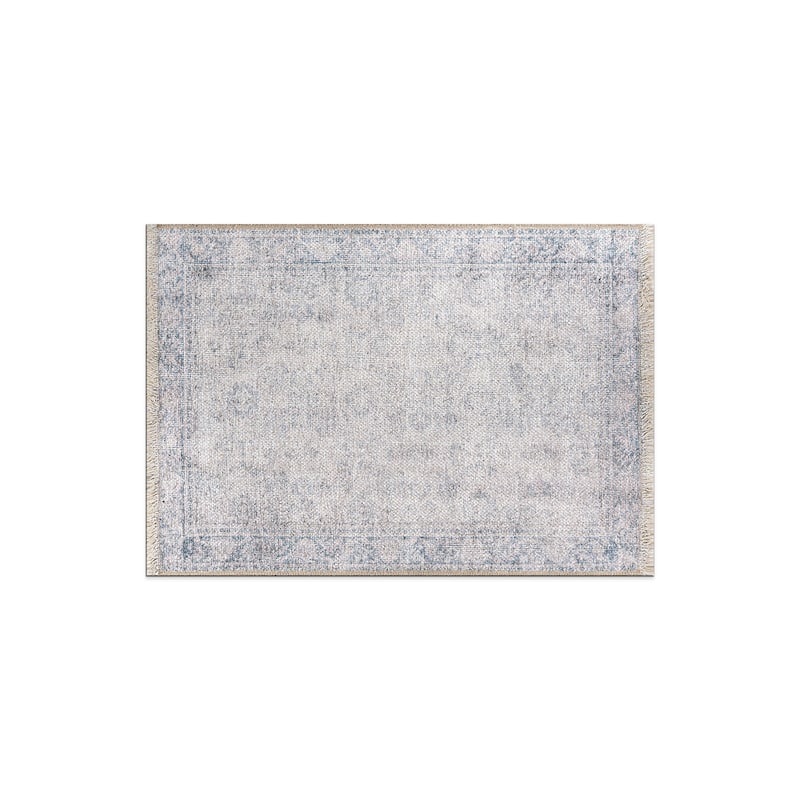 World Rug Gallery Transitional Distressed Vintage Machine Washable Area Rug