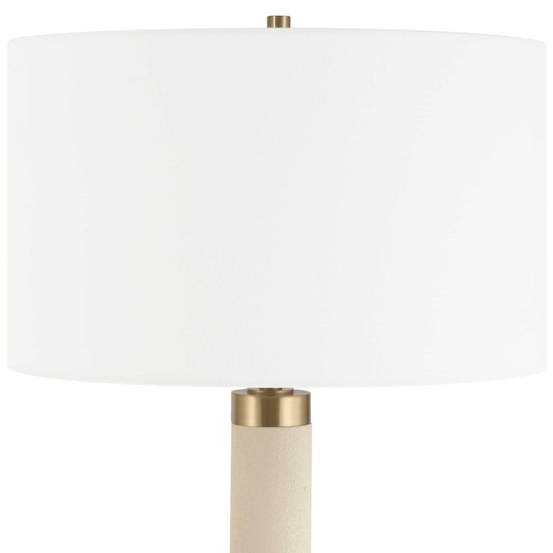 Uttermost Wessex White Floor Lamp