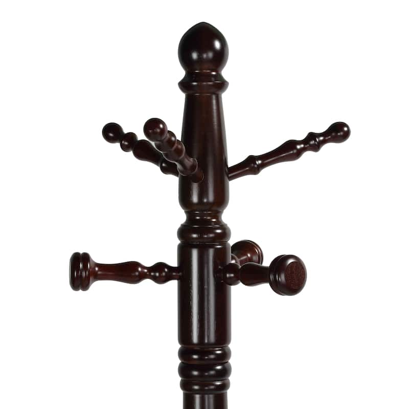 Rachel Wooden Swivel Coat Rack