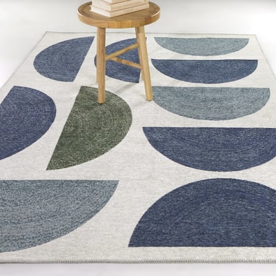 Fleta Modern Geometric Indoor/Outdoor Area Rug