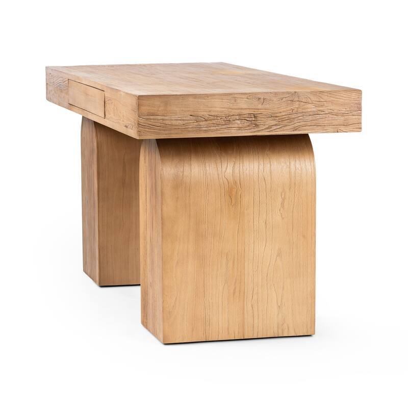 Norbert Desk-Reclaimed Natural Elm