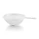 preview thumbnail 5 of 5, YBM Home 8.5 Inch Deep Plastic Colander With Long Handle for Pasta White