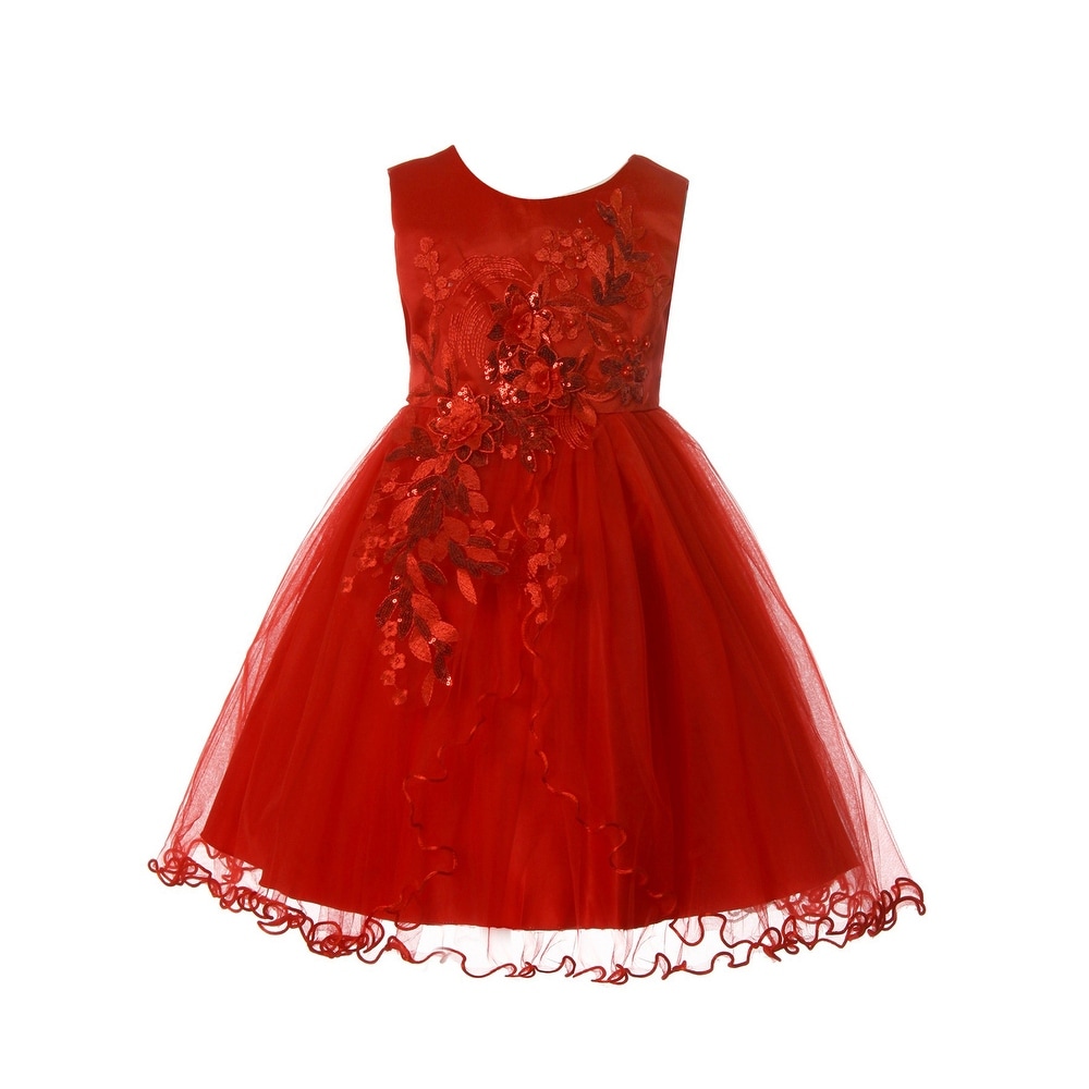 red dresses for girls