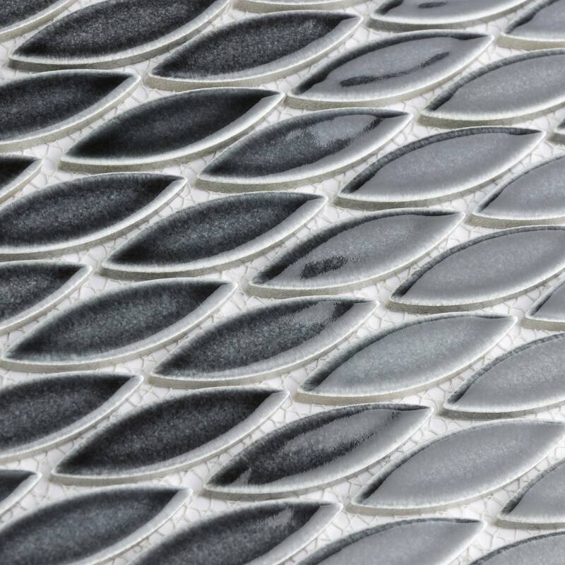 Merola Tile Pescado Storm Grey 12" x 12-1/2" Porcelain Floor and Wall Tile