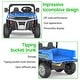 preview thumbnail 4 of 8, Lorise 24V Kids Ride on Cars with 2 Seats Battery Powered Electric Tractor - 27.16"W x 57.48"L x 25.59"H