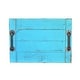 preview thumbnail 7 of 9, Farmhouse Noodle Board Rustic Wood Stove Top Cover with Handles Turquoise 