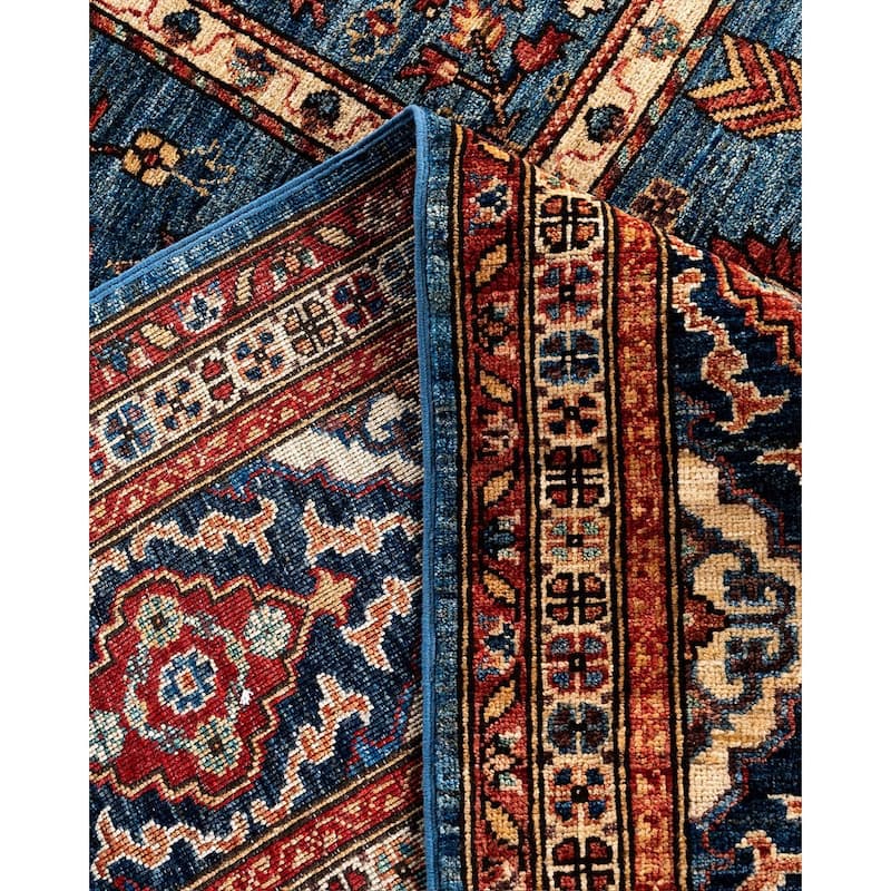 Serapi One-of-a-Kind Hand-Knotted Area Rug - Light Blue, 8' 3" x 9' 11" - 8' 3" x 9' 11"