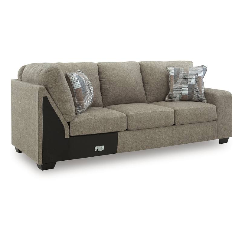Signature Design by Ashley Newellen Gray 3-Piece Sectional with Chaise