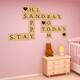 Walplus Scrabble Designed Puzzle Wall Sticker DIY Nursery Decor Decal