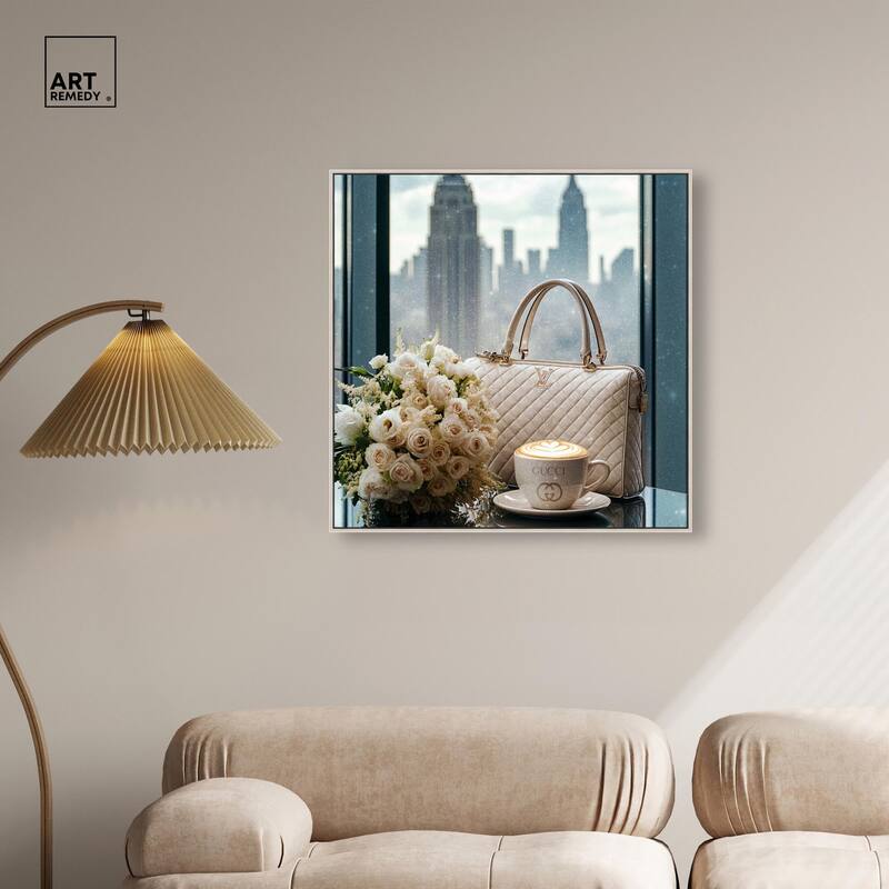 Glam by the Window New York Canvas by Art Remedy