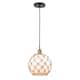 Option Black Antique Brass / White, Brown