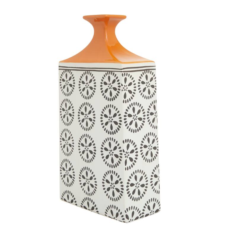 White Stoneware Transitional Vase
