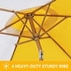 preview thumbnail 79 of 111, Autlaycil 7.5FT Patio Umbrella with Tilt and Crank