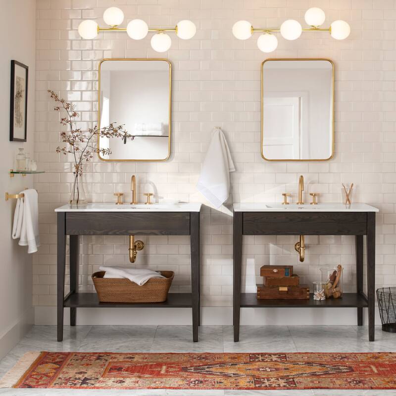 5 - Light Dimmable LED G9 Gold/ Chrome Bathroom Vanity Light