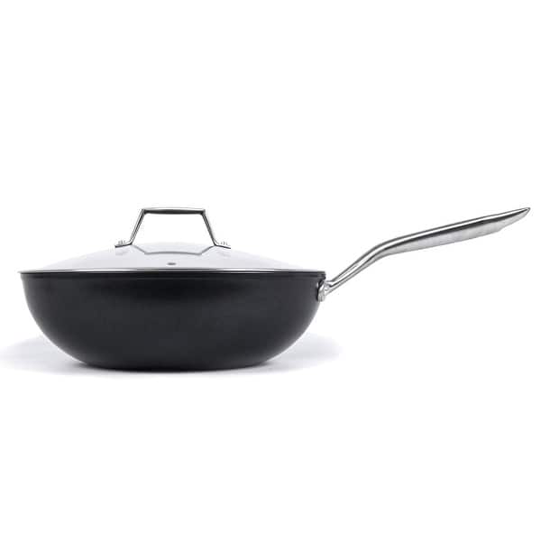 TECHEF Onyx Collection - 12 Inch Wok/Stir-Fry Pan with Cover