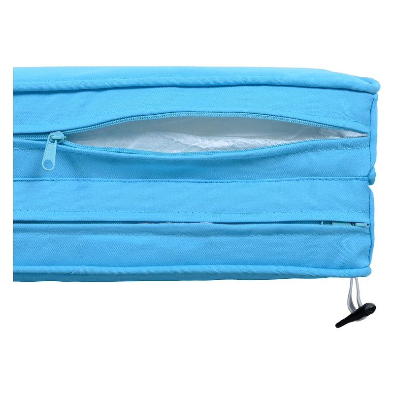 Outdoor Steel Frame Sun Lounger with Adjustable Backrest,Patio Double Sunbed