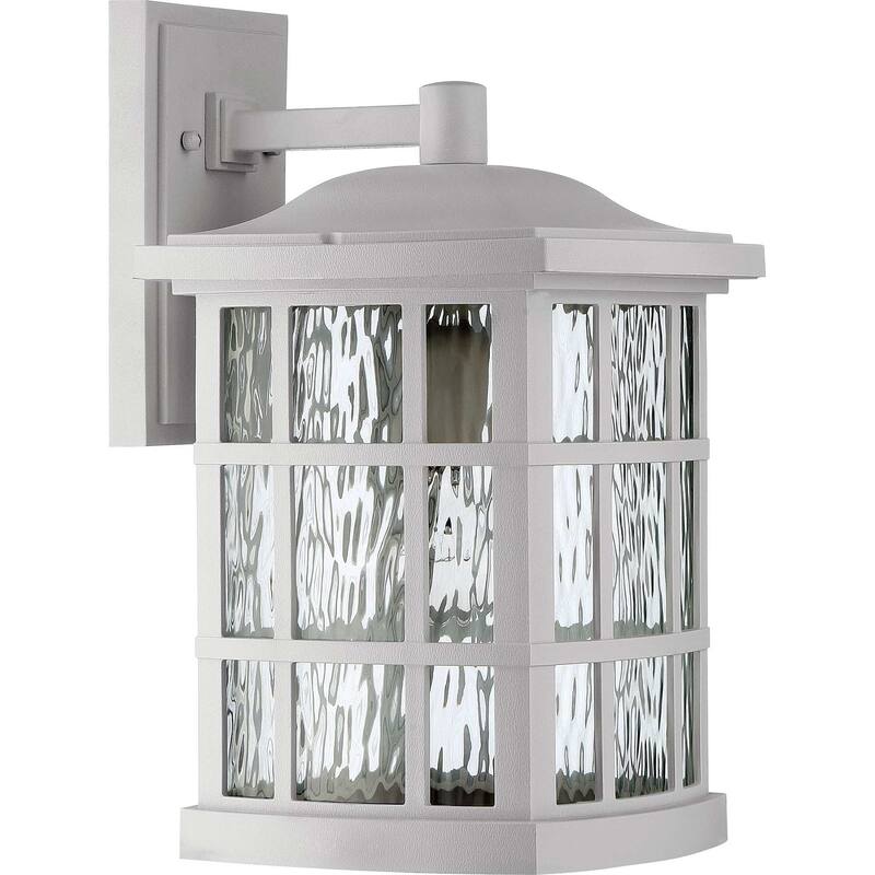 Bellevue Cambria 1 Light 16" Tall Outdoor Wall Sconce with Clear Water
