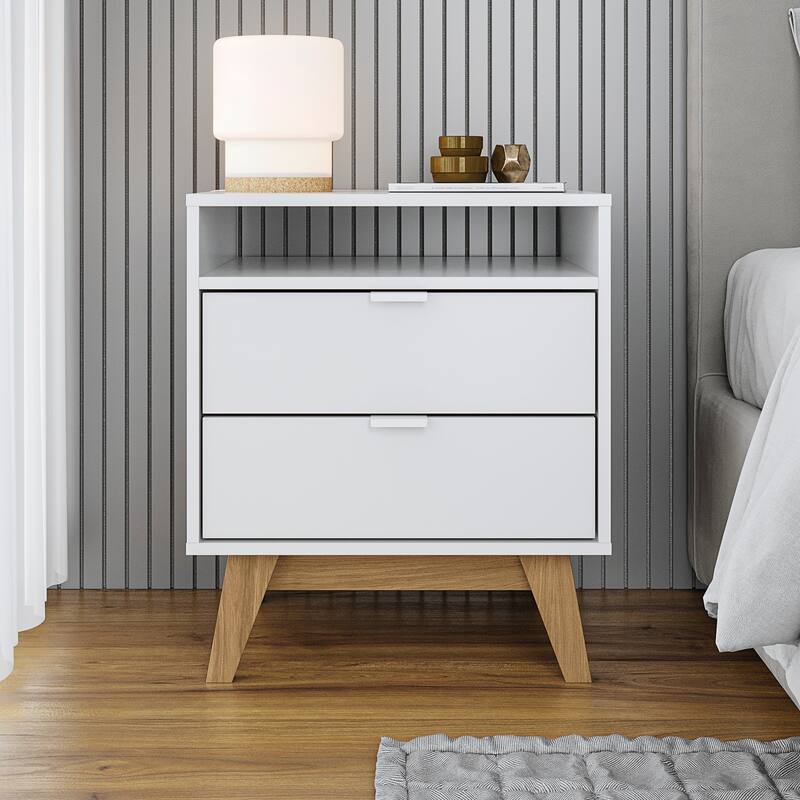 Kappesberg New Hanford 3-Piece Bedroom Set, six (6)-Drawer Dresser & Two (2) 2-Drawer Nightstand
