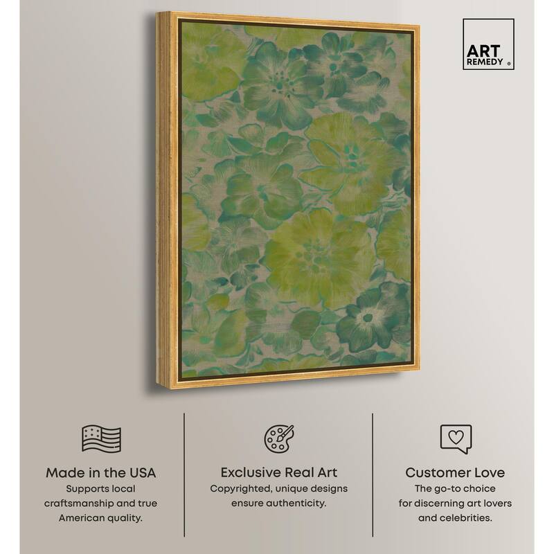 Verdigris Vista Canvas by Art Remedy