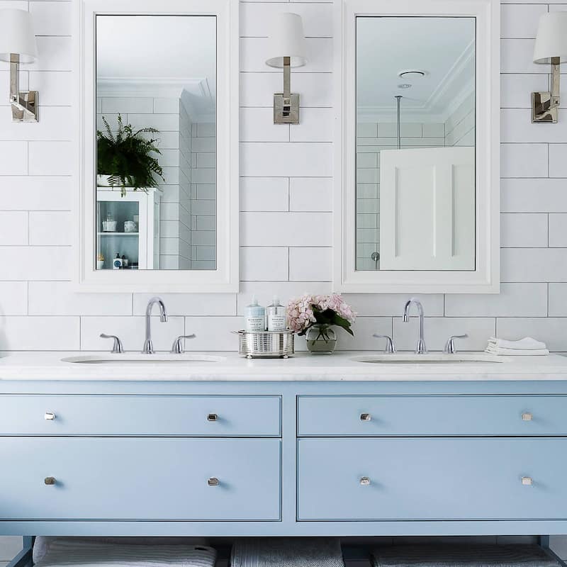 WOWOW 8 Inch Widespread Bathroom Faucet