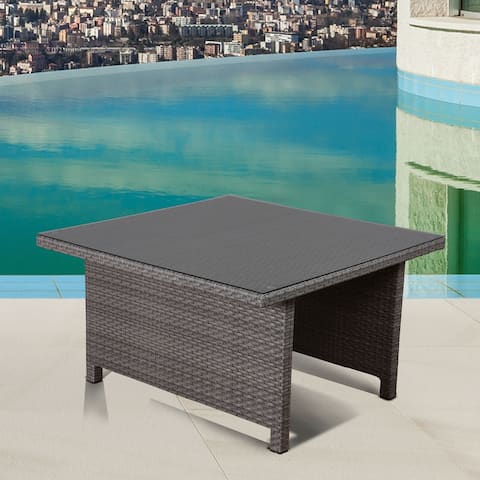 Amazonia Outdoor Patio Low Side Wicker Table