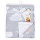 preview thumbnail 5 of 3, Lambs & Ivy Disney Baby Hunny Bear Winnie the Pooh Gray Soft Faux Shearling Baby Blanket