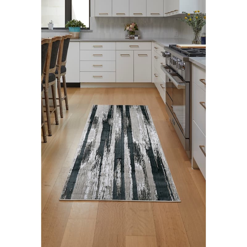 Orin R3338 Abstract Modern Area Rug
