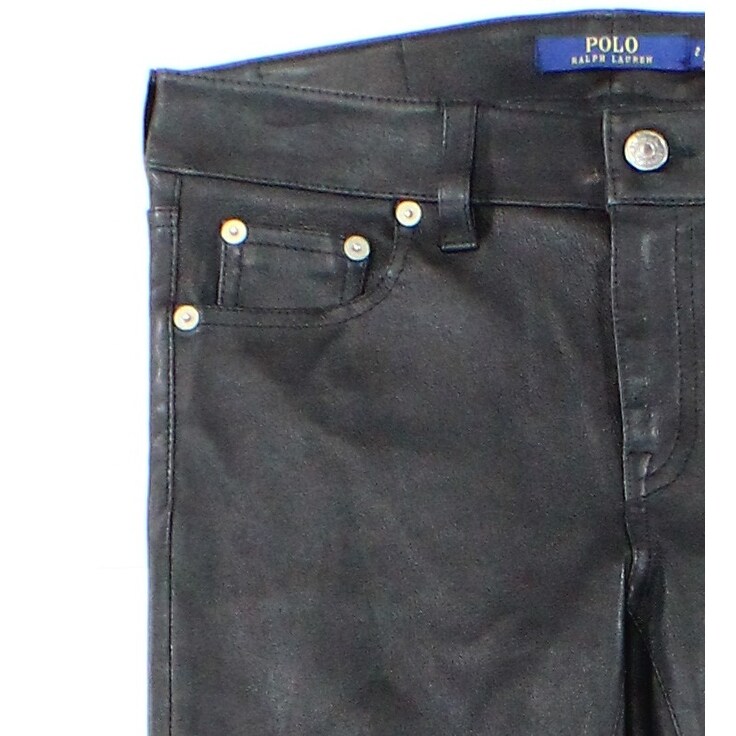 polo leather pants