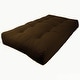 preview thumbnail 32 of 66, 10" Thick Futon Mattress Chocolate - Twin