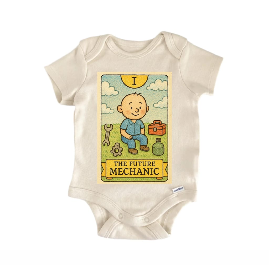 Future Mechanic Tarot - Baby Bodysuit