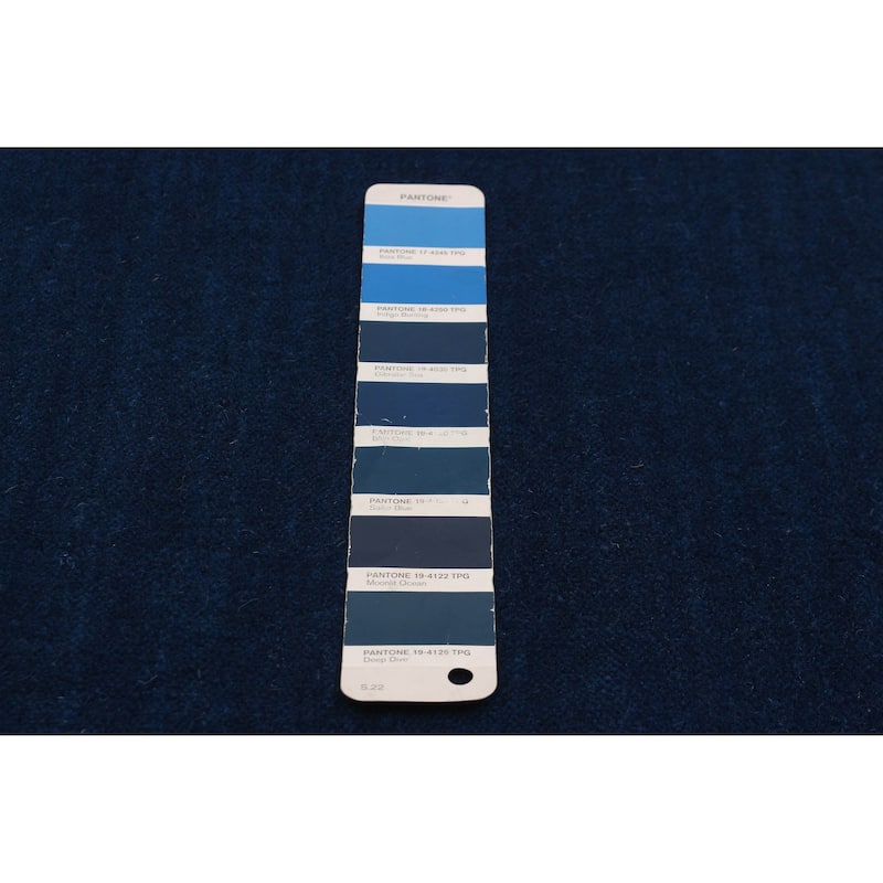 Kashkuli Gabbeh Navy Rug 3'10" x 3'10" - 3'10 x 3'10