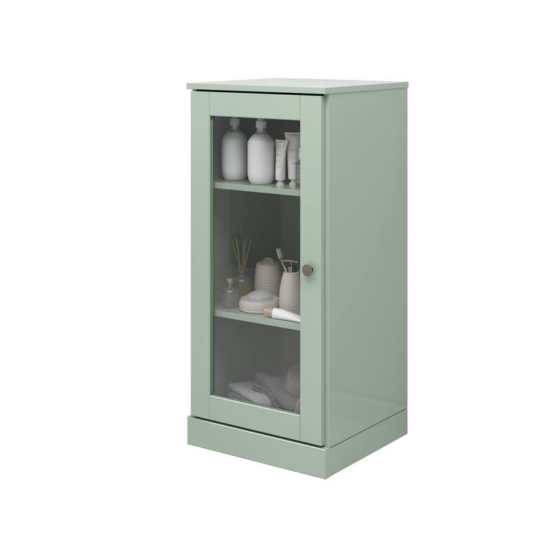 100% Solid Wood 16.5" Bathroom Cabinet with Optional Doors by Palace Imports