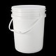 preview thumbnail 4 of 4, Plastic Paint Pail 4.75Gallon/18L Paint Can with Lid, White