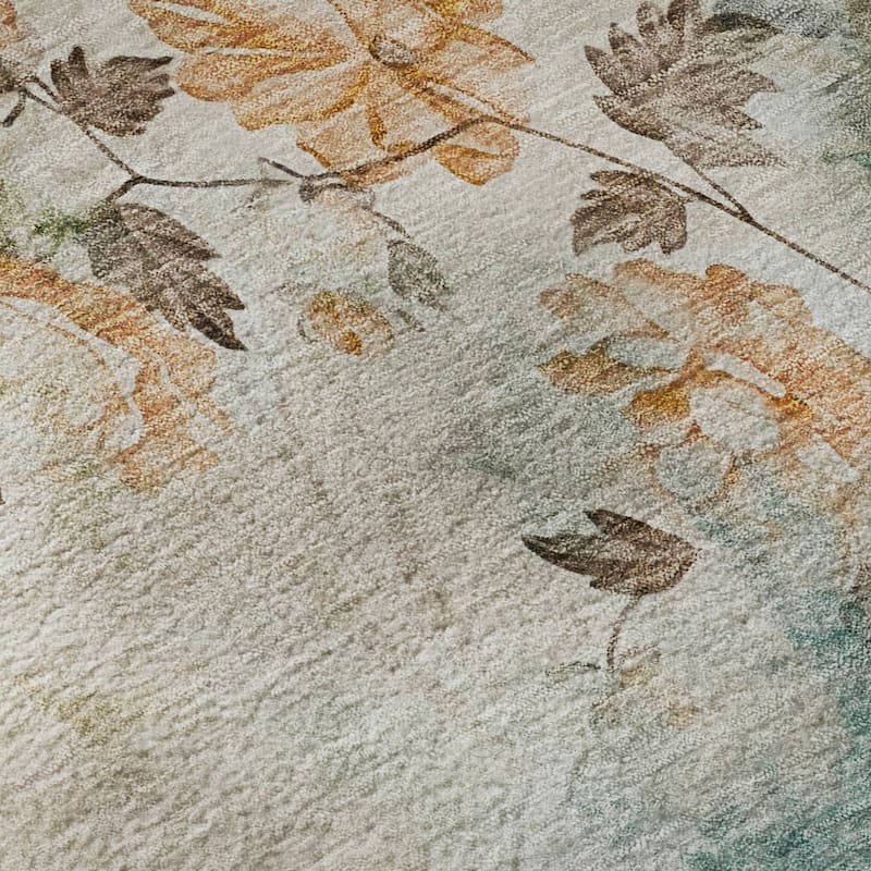 Premium Washable Super Soft Modern Floral Mayfield Rug
