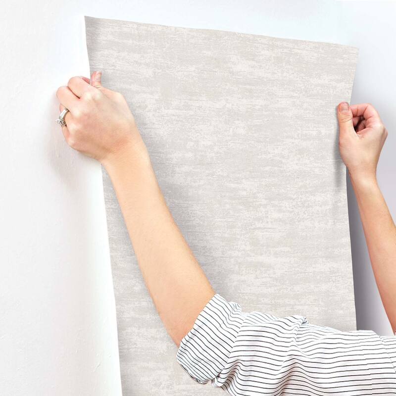 York Wallcoverings Weathered Stucco Pearl Wallpaper