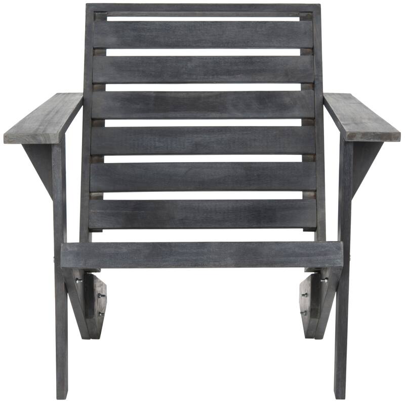 SAFAVIEH Lanty Grey Adirondack Chair - 29.5" W x 31.9" D x 28.4" H