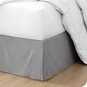 preview thumbnail 29 of 38, Bare Home Pleated Bed Skirt - 15-Inch Tailored Drop Easy Fit California King - Light Grey