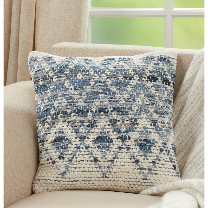 Throw Pillow With Diamond Chindi Design