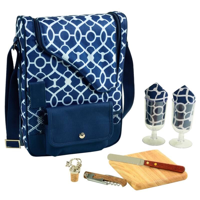 Picnic at Ascot - Wine & Cheese Cooler Bag