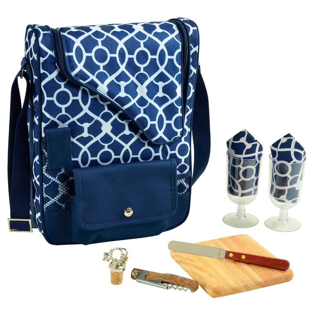 Picnic at Ascot - Wine & Cheese Cooler Bag