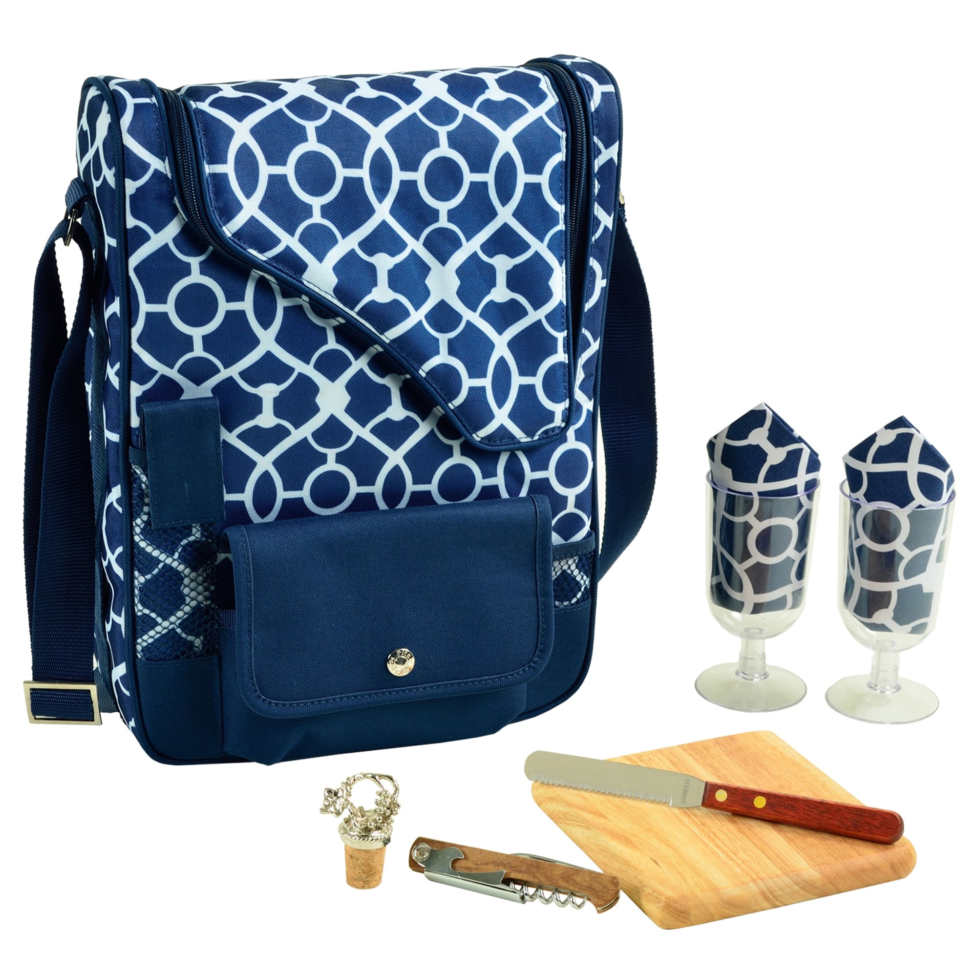 Picnic at Ascot - Wine & Cheese Cooler Bag
