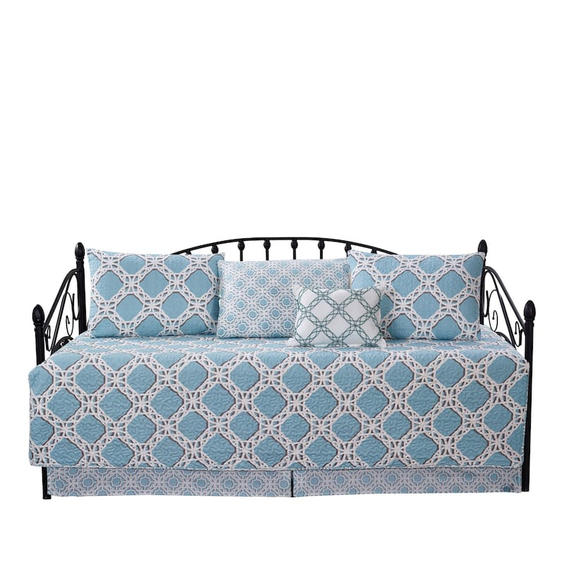 Serenta 6 Piece Cotton Blend Daybed Bedspread Coverlet Set - 75" x 39"