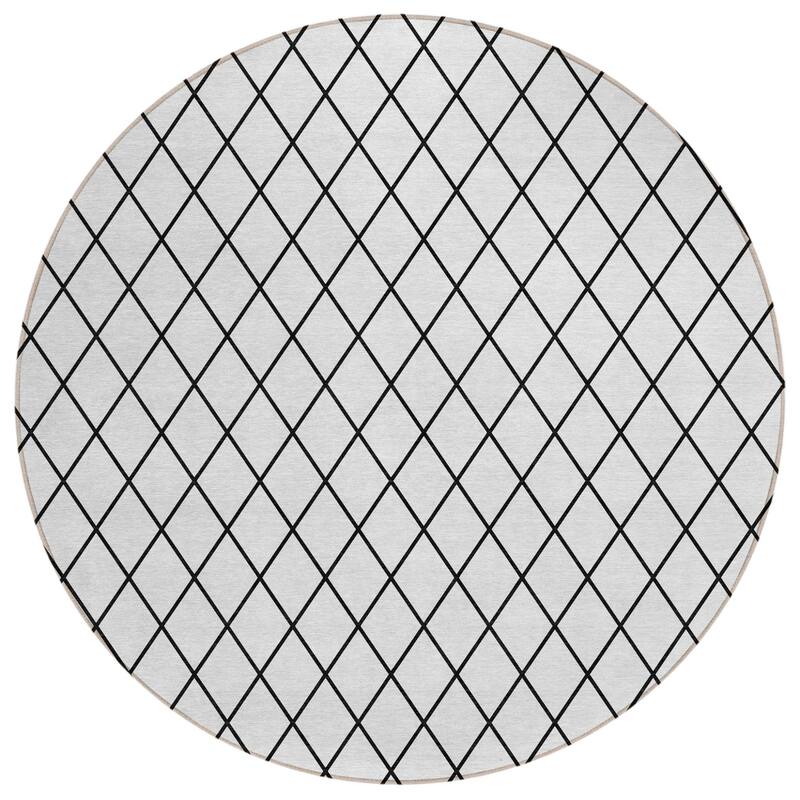 HomeRoots Geometric Transitional Rectangle Outdoor Rug