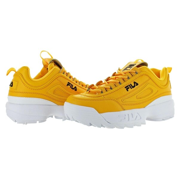 fila yellow disruptor ii premium repeat trainers