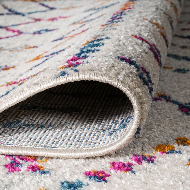 JONATHAN Y Modern HYPE Boho Vintage Diamond Area Rug