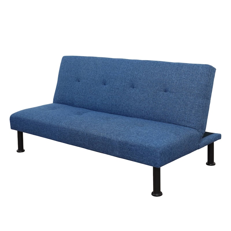 Blue Linen Living Room Sofabed - Baby Blue