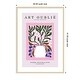 preview thumbnail 8 of 9, Periwinkle Flowers by Incado Wood Framed Wall Art Print - Svelte Natural 30 x 41 in