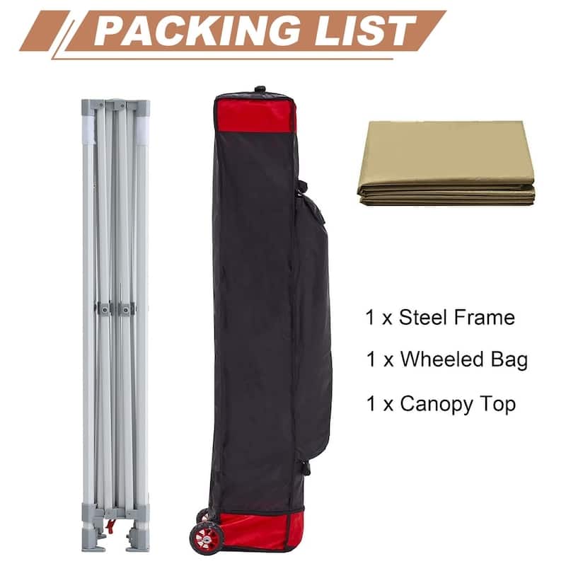 Tradesparker 10'x15' Pop Up Canopy Tent Commercial Instant Canopies - 10x15ft