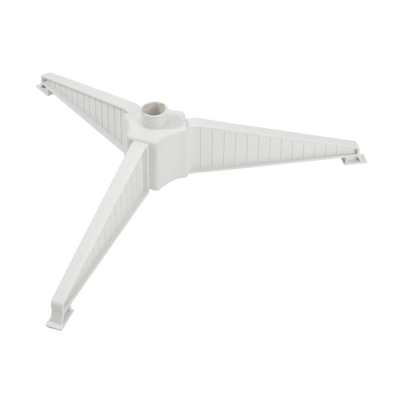 3' White Alaskan Pine Artificial Christmas Tree, Warm White LED Lights - 3 Foot